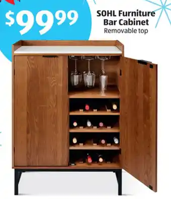 Aldi SOHL Furniture Bar Cabinet Removable top offer