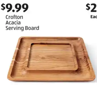 Aldi Crofton Acacia Serving Board offer