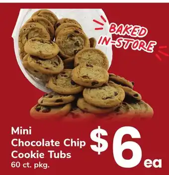 ACME Mini chocolate chip cookie tubs offer
