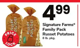 ACME Signature farms family pack russet potatoes offer