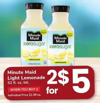 ACME Minute maid light lemonade offer