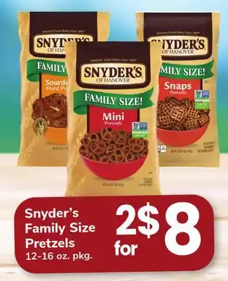 ACME Snyder's family size pretzels offer