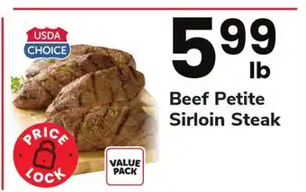 ACME Beef petite sirloin steak offer