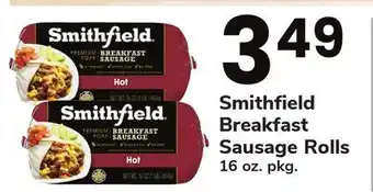 ACME Smithfield breakfast sausage rolls offer