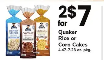 ACME Quaker rice or corn cakes offer