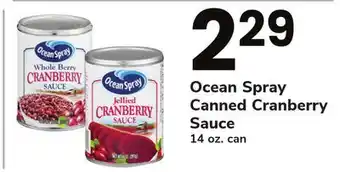 ACME Ocean spray canned cranberry sauce offer