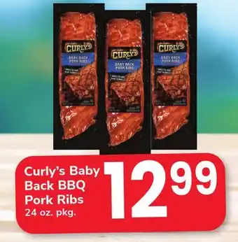 ACME Curly's baby back bbq pork ribs offer