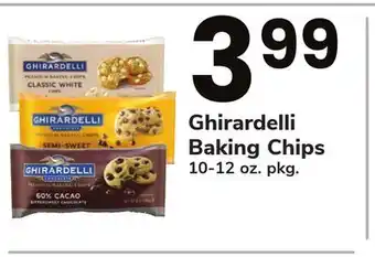 ACME Ghirardelli baking chips offer