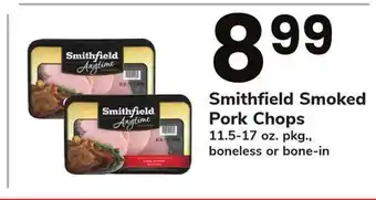 ACME Smithfield smoked pork chops offer