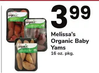 ACME Melissa's organic baby yams offer