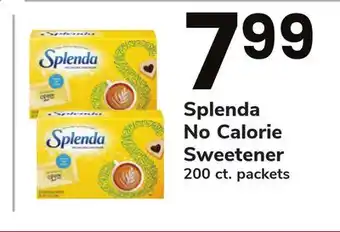 ACME Splenda no calorie sweetener offer