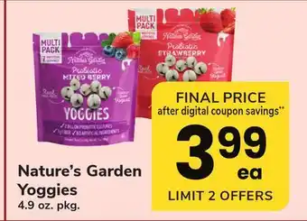 ACME Nature's garden yoggies offer