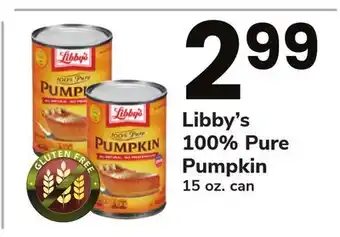 ACME Libby's 100% pure pumpkin offer
