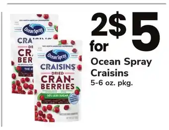 ACME Ocean spray craisins offer