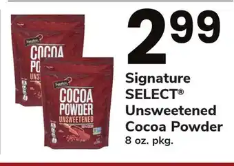 ACME Signature select unsweetened cocoa powder offer