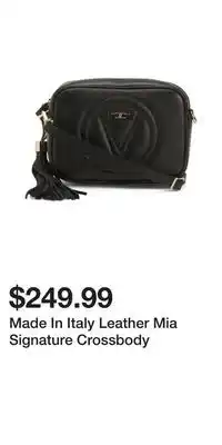 TJ Maxx Made in italy leather mia signature crossbody offer