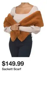 TJ Maxx Sackett scarf offer