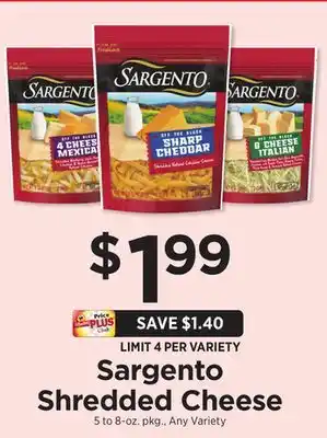 ShopRite Shredded cheese offer