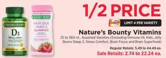ShopRite Bounty vitamins offer