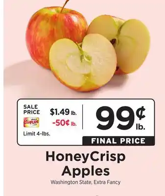 ShopRite Honeycrisp apples offer