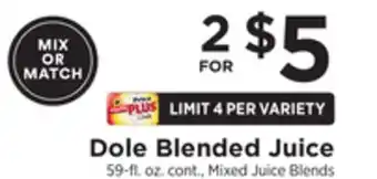 ShopRite Blended juice offer