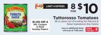 ShopRite Tomatoes offer