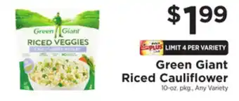 ShopRite Riced cauliflower offer