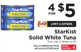 ShopRite Solid white tuna offer