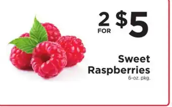 ShopRite Sweet raspberries offer