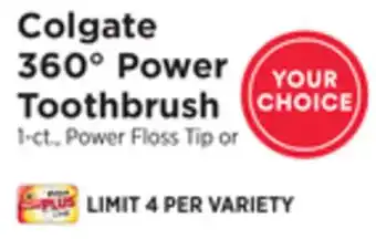 ShopRite 360° power toothbrush offer