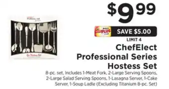 ShopRite Professional series hostess set offer