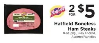 ShopRite Boneless ham steaks offer