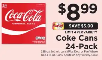 ShopRite Cans 24-pack offer