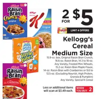 ShopRite Cereal medium size offer