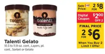 ShopRite Gelato offer