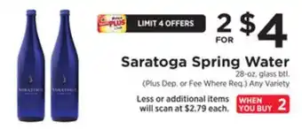 ShopRite Spring water offer