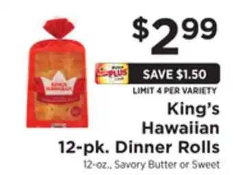 ShopRite 12-pk. dinner rolls offer