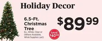 ShopRite 6.5-ft. christmas tree offer