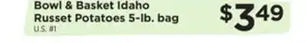 ShopRite Idaho russet potatoes 5-lb. bag offer