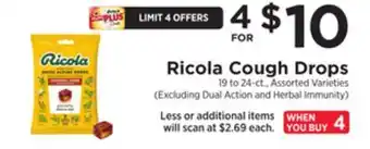 ShopRite Cough drops offer