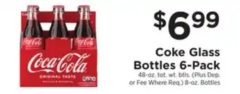 ShopRite Glass bottles 6-pack offer