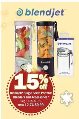 Meijer Blendjet2 single serve portable blenders and accessories offer