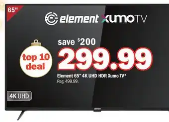 Meijer Element 65 4k uhd hdr xumo tv offer