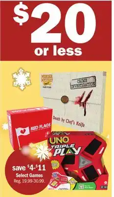 Meijer Select games offer