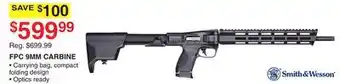 Dunham's Sports Smith & wesson fpc 9mm carbine offer