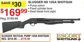 Dunham's Sports Escort shotguns slugger hd 12ga shotgun offer