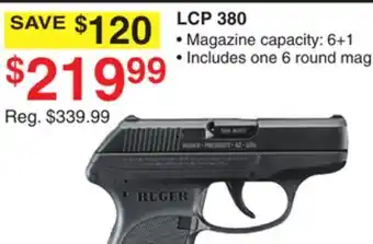 Dunham's Sports Ruger lcp 380 offer