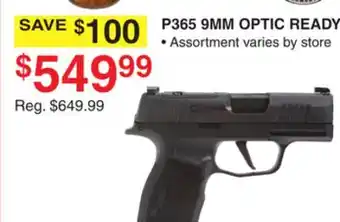 Dunham's Sports Sig sauer p365 9mm optic ready offer