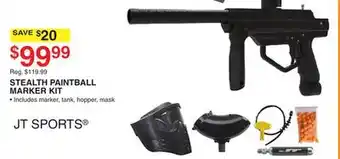 Dunham's Sports Jt sports stealth paintball marker kit offer