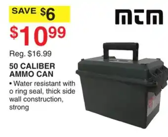 Dunham's Sports Mcm 50 caliber ammo can offer